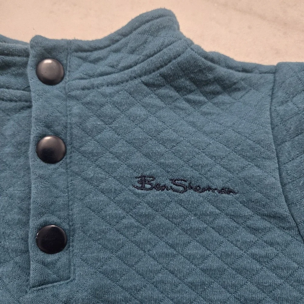 Ben Sherman 3 Pcs Set Quilted Sweatshirt‎ 2T Boys Teal Burnt Orange Navy Blue